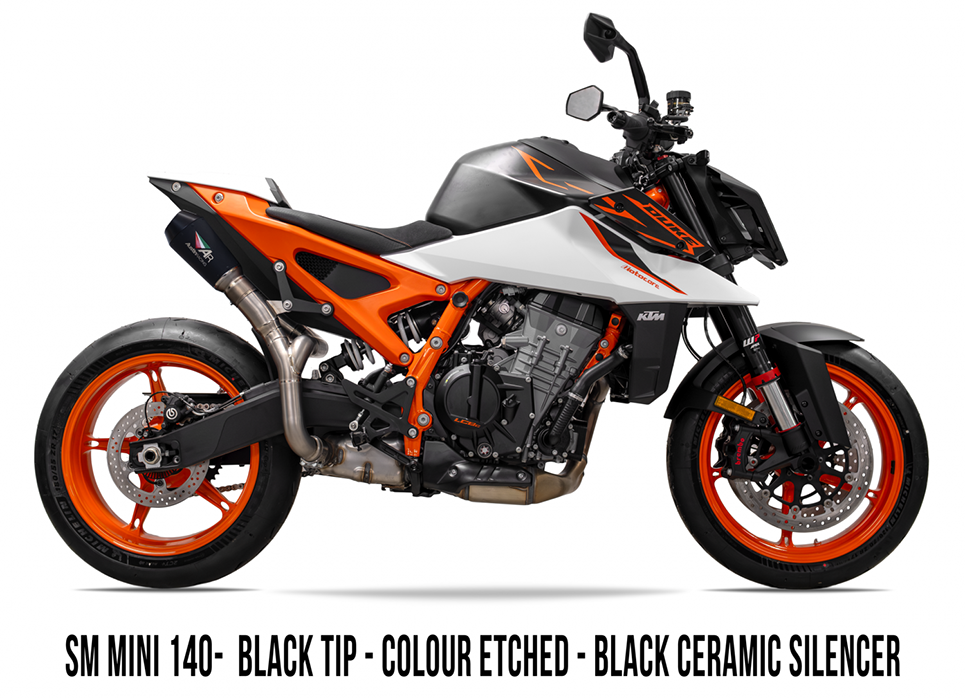 2026 KTM 990 Duke R RS22 DUAL UNDERSEAT Slip-on TITANIUM EXHAUST SYSTEM 画像 5