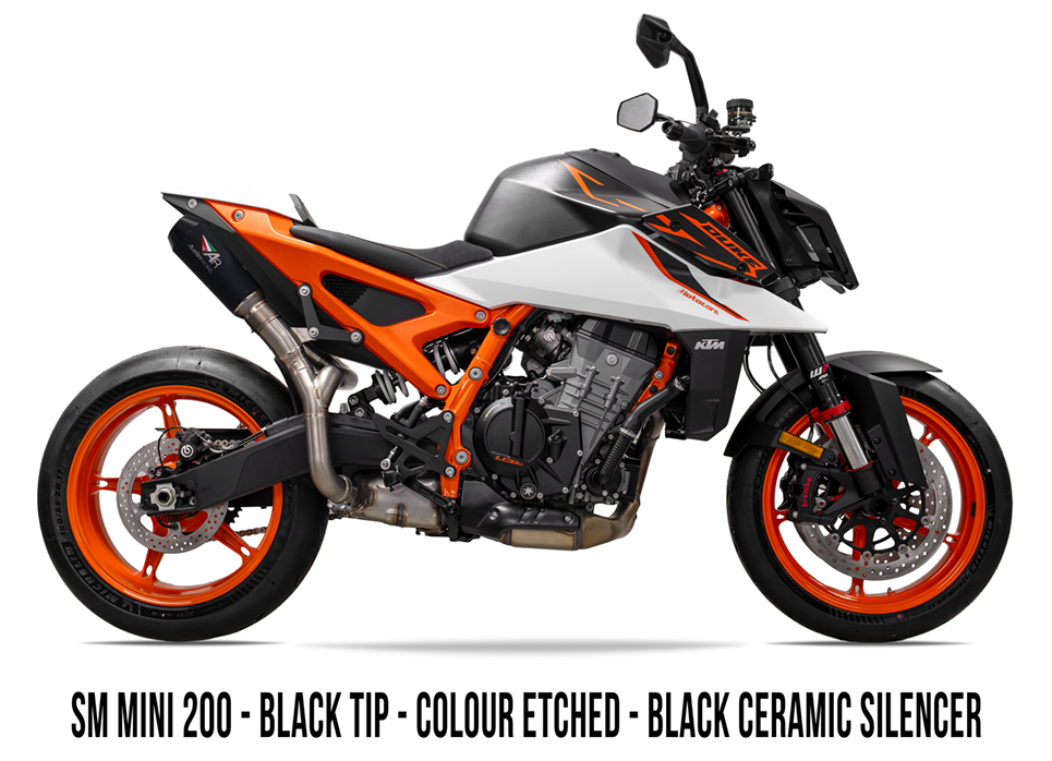 2026 KTM 990 Duke R RS22 DUAL UNDERSEAT Slip-on TITANIUM EXHAUST SYSTEM 画像 6