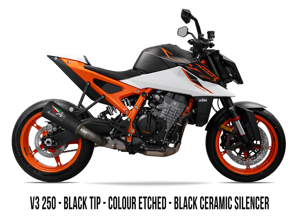 2026 KTM 990 Duke R Slip-on TITANIUM EXHAUST SYSTEM