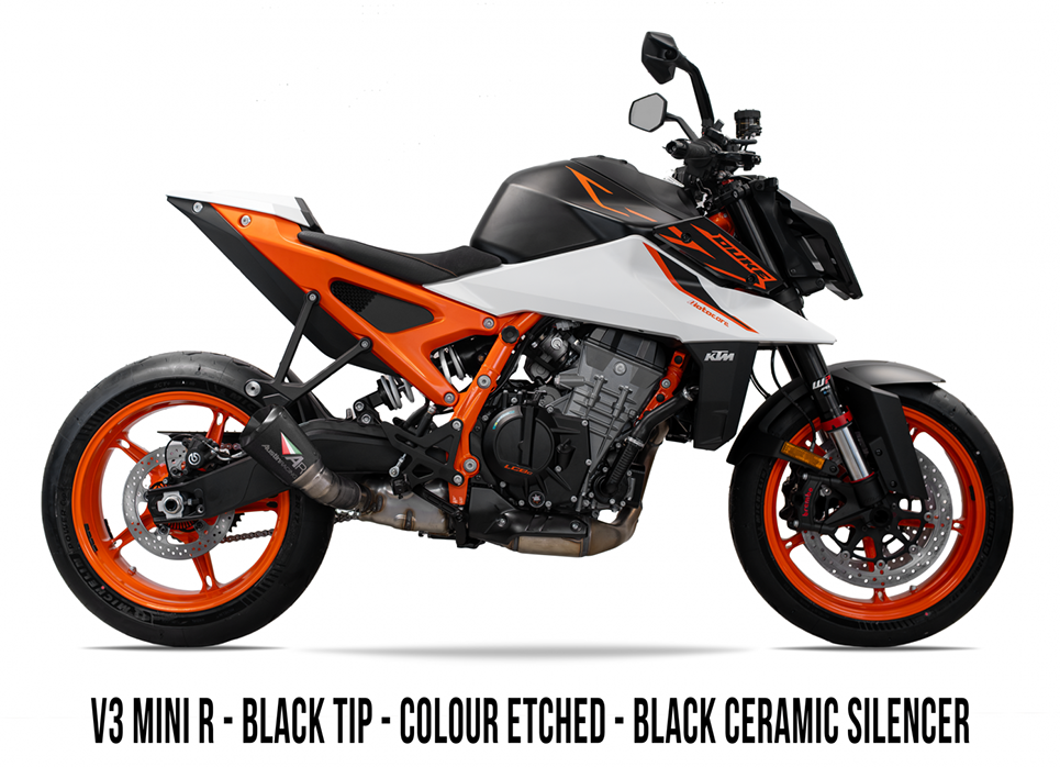 2026 KTM 990 Duke R Slip-on TITANIUM EXHAUST SYSTEM 画像 2