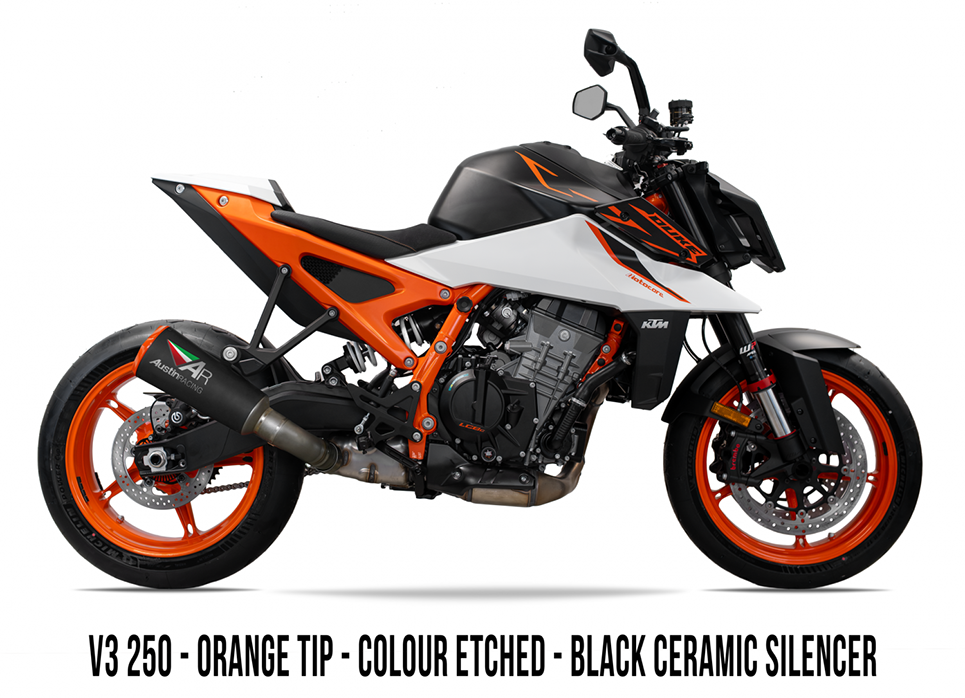 2026 KTM 990 Duke R Slip-on TITANIUM EXHAUST SYSTEM 画像 3