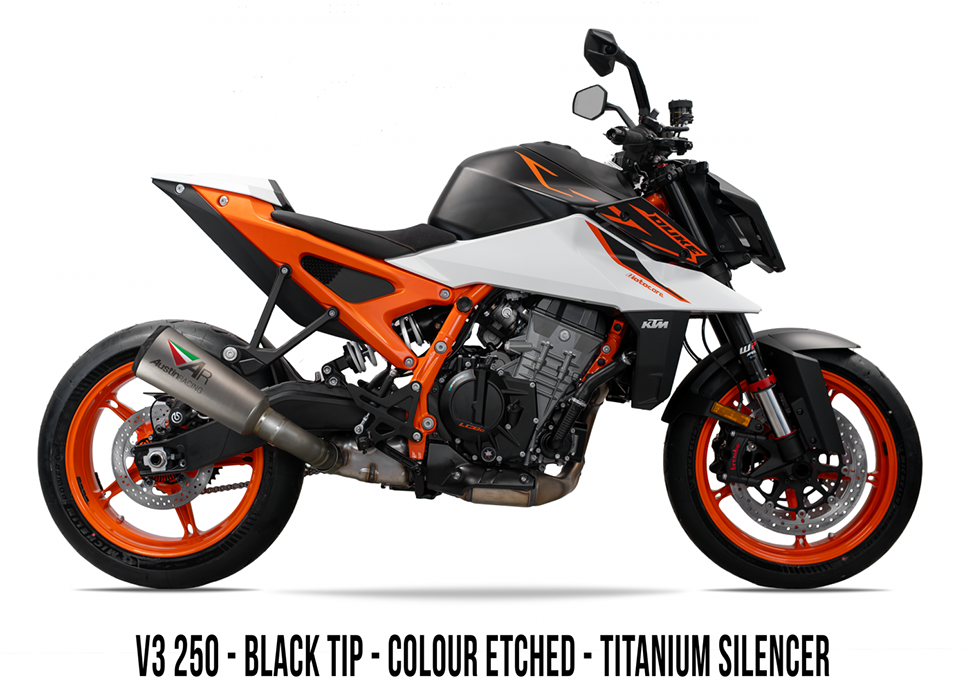 2026 KTM 990 Duke R Slip-on TITANIUM EXHAUST SYSTEM 画像 4