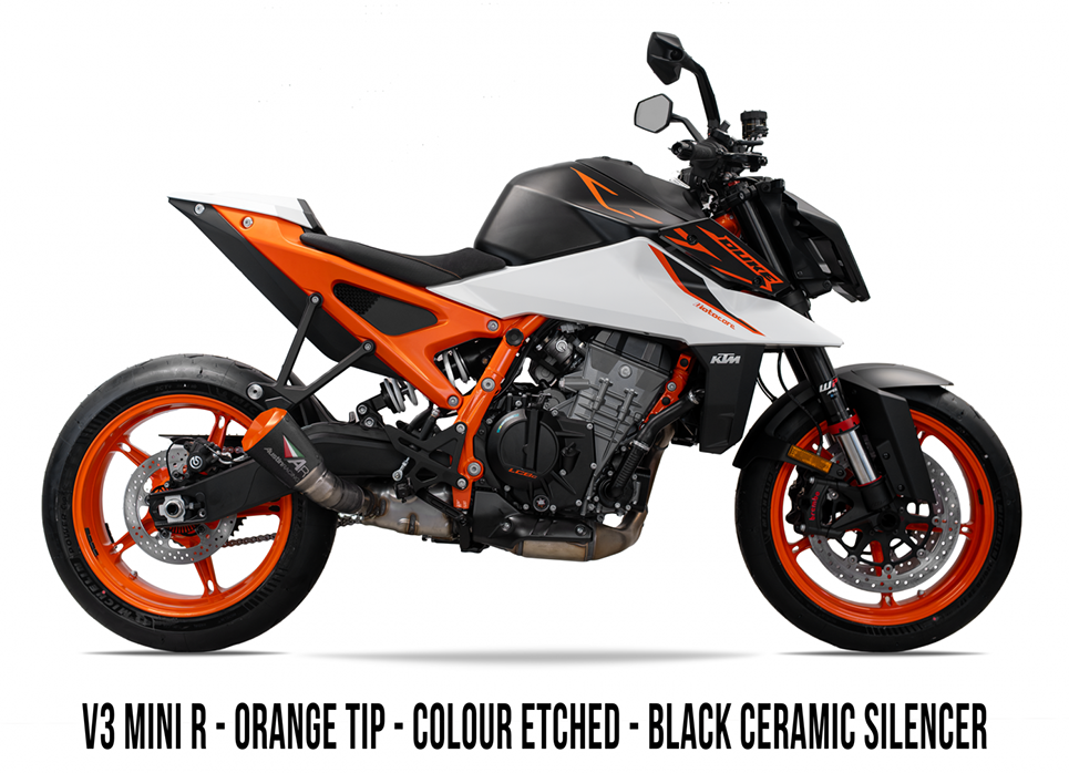 2026 KTM 990 Duke R Slip-on TITANIUM EXHAUST SYSTEM 画像 5