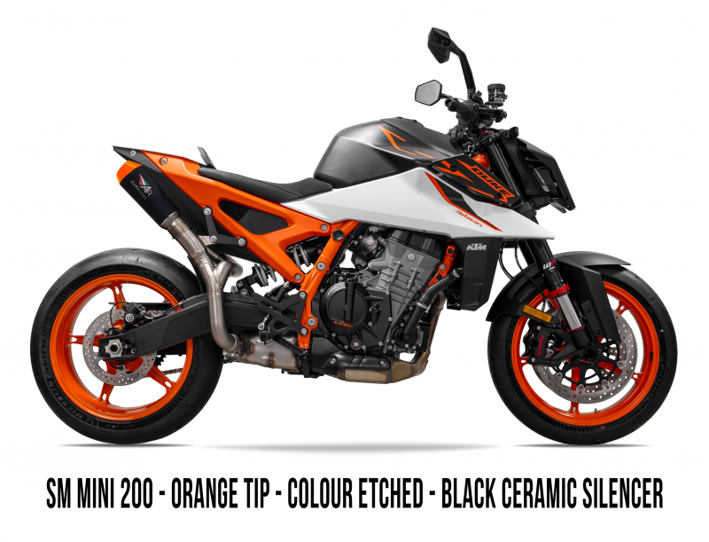 2026- KTM 990 Duke R RS22 DUAL UNDERSEAT Slip-on TITANIUM EXHAUST SYSTEM