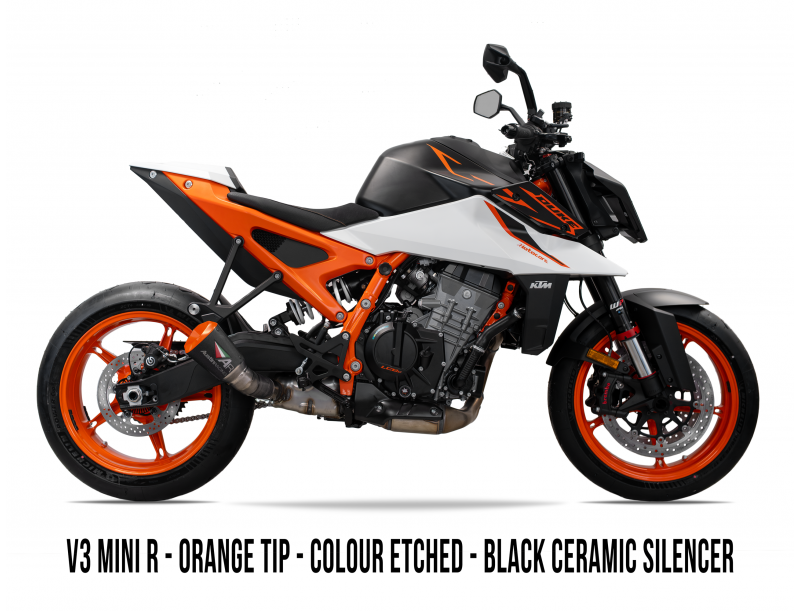 2026- KTM 990 Duke R Slip-on TITANIUM EXHAUST SYSTEM