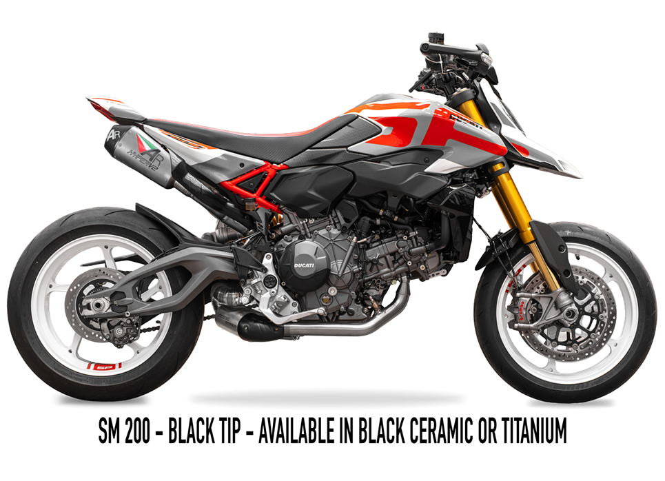 2026 HYPERMOTARD V2 + SP dB COMPLIANT TITANIUM Slip-on