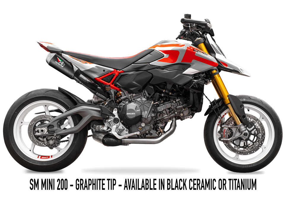 2026 HYPERMOTARD V2 + SP dB COMPLIANT TITANIUM Slip-on 画像 11