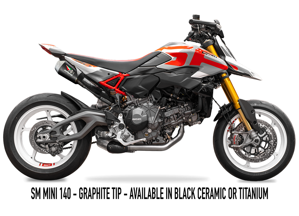 2026 HYPERMOTARD V2 + SP dB COMPLIANT TITANIUM Slip-on 画像 12