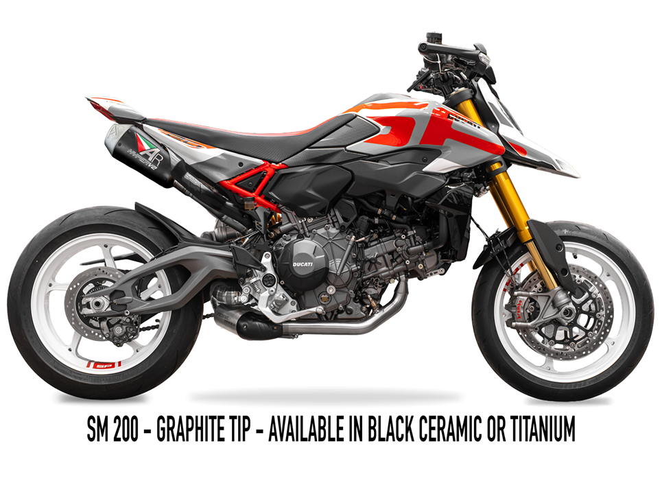 2026 HYPERMOTARD V2 + SP dB COMPLIANT TITANIUM Slip-on 画像 2
