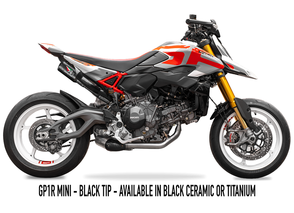 2026 HYPERMOTARD V2 + SP dB COMPLIANT TITANIUM Slip-on 画像 7
