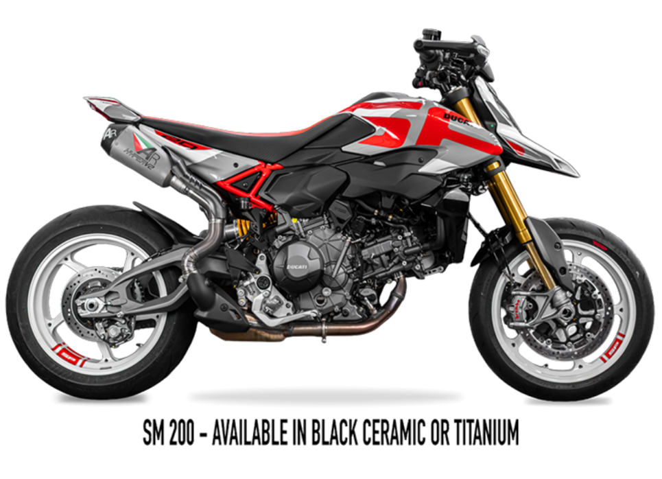 2026 HYPERMOTARD V2 + SP race TITANIUM Full Exhaust 画像 7