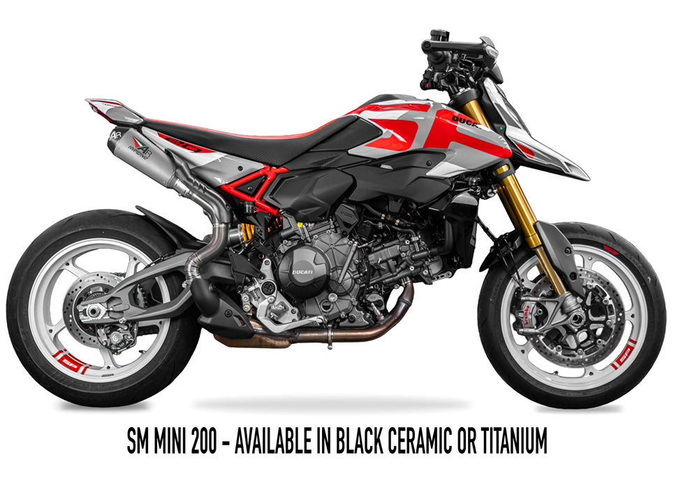 2026 HYPERMOTARD V2 + SP dB COMPLIANT TITANIUM Full Exhaust 画像 9