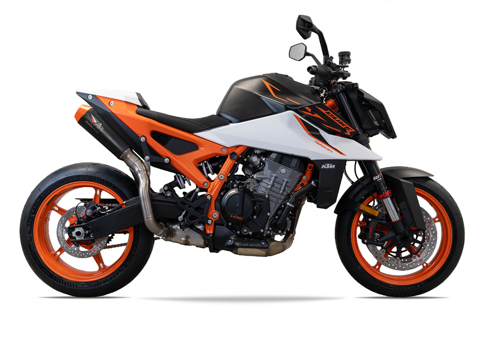 2026 KTM 990 Duke R HI-SLUNG Slip-on TITANIUM EXHAUST SYSTEM 画像 11