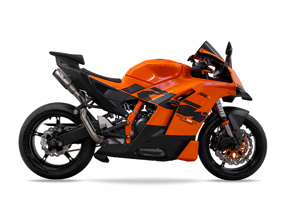 2026 KTM 990 RCR RS22 DUAL UNDERSEAT Slip-on TITANIUM EXHAUST SYSTEM 画像 9