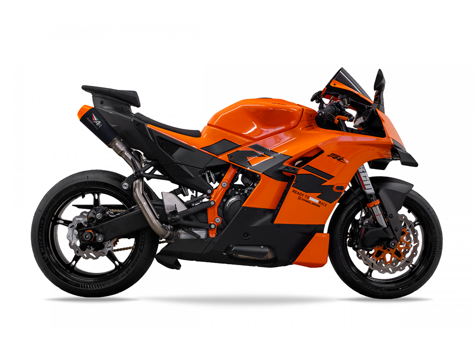 2026 KTM 990 RCR RS22 DUAL UNDERSEAT Slip-on TITANIUM EXHAUST SYSTEM 画像 5
